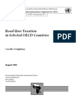 Road User Taxation