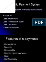 Electronic Payment System: It Refers To Paperless Monetary Transactions