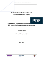 Framework For Development of Enduring UK Transmission Access Arrangements PDF