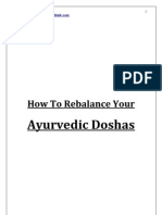 How To Rebalance Your Doshas