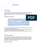 Cara Menggunakan Microsoft Word 2007