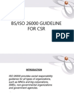 Bs/Iso 26000 Guideline For CSR