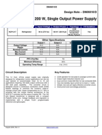 200 W, Single Output Power Supply