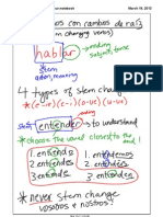 Stem Changer E-Ie Notes 5th Hour