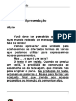 Apostila Ensino Fundamental  CEESVO - Português 01