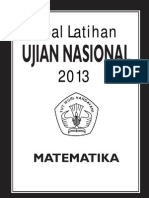 Soal Latihan UN SMA 2013 - Matematika