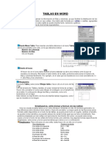 Crear y Formatear Tablas en Word