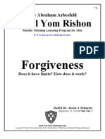Forgiveness in Judaism