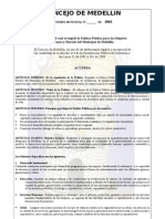 Acuerdo 22de 2003política Pca. Mujeres Urb y Rurales