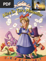 Alice in Tara Minunilor - Carte de Citit Si de Colorat