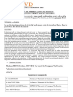 La Portée Des Dispositions de La Loi 65 - 99 Formant Code Du Travail Au Maroc Dans La Protection Des Droits Du Salarié - BOUKTAB19