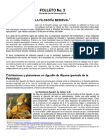FOLLETO 2 Filosofia Medieval PDF