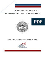 2007 Humphreys County Comptroller Report