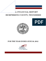 2012 Humphreys County Comptroller Report