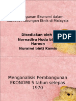 Pembangunan Ekonomi Dalam Konteks Hubungan Etnik Di Malaysia