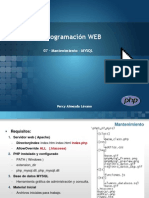 PHP1 07 Mysql Mantenimiento