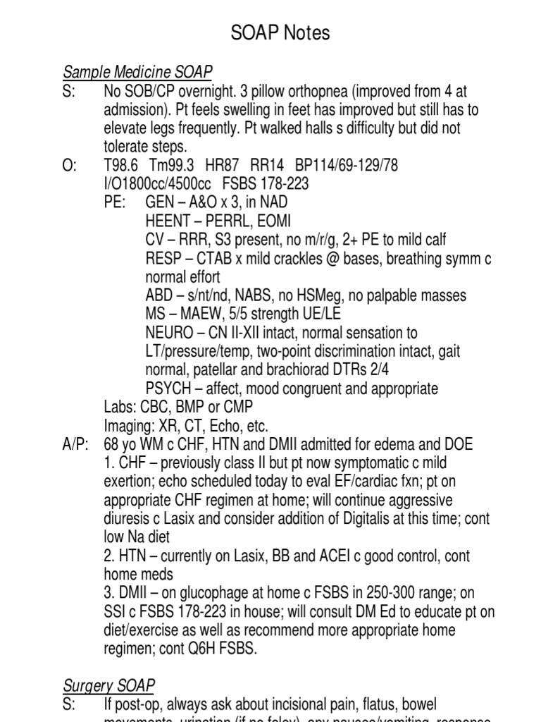 sample-soap-note-childbirth-clinical-medicine