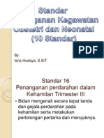 Standar Penanganan Kegawatan Obtetri Dan Neonatus