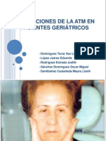 Alteraciones de La Atm en Pacientes Geriátricos