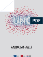 Unc Carreras de Grado 2013