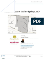 Neighborhood Report - Somerset Estates in Blue Springs MO 64015