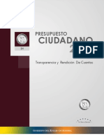 Presupuesto Ciudadano Sonora 2013