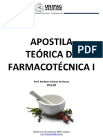 Farmacotécnica I: conceitos e formações farmacêuticas