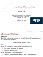 Performance Limits of Turbomachines