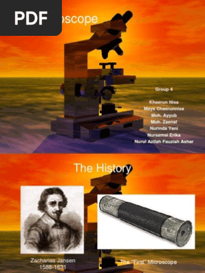 First Microscope Timeline