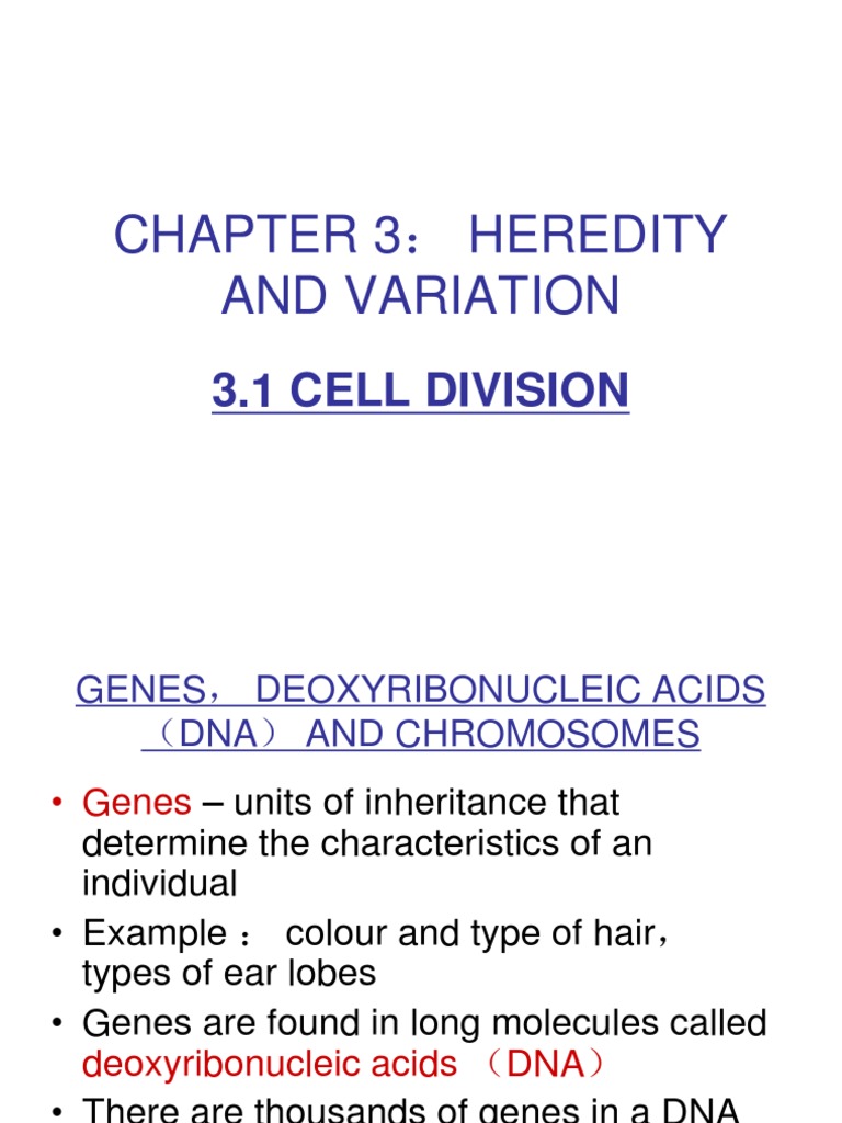 Understanding Genetics: A Summary of Key Concepts Regarding Heredity ...