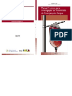 Manual Técnico para Investigação da Transmissão de Doenças pelo Sangue