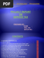 Download Presentation on Service Tax by sunnyfau SN135935194 doc pdf