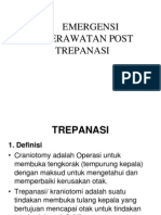 EMERGENSI KEPERAWATAN POST TREPANASI