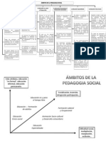 Cuadro Sinoptico de Los Ambitos de La Pedagogia Social