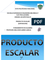 Producto Escalar