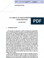 DIEZ PICAZO Luis - La Culpa en La Responsabilidad Civil Extracontractual (2001)