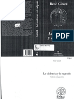 Girard, Rene - La Violencia y Lo Sagrado