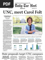 The Daily Tar Heel For April 15, 2013