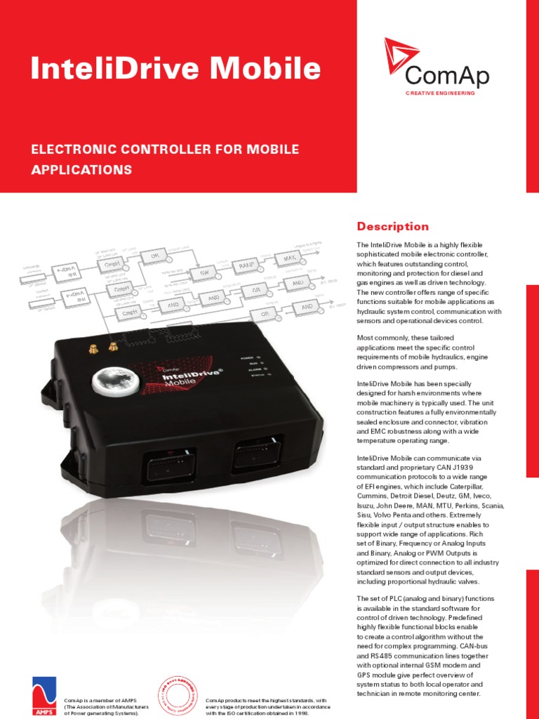 InteliDrive Mobile Controller Overview | PDF | Programmable Logic ...