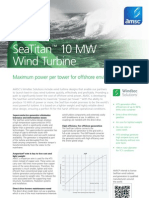 Seatitan 10 MW Wind Turbine: Maximum Power Per Tower For Offshore Environment