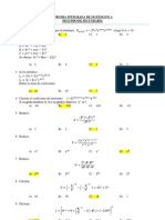 I PRUEBA INTEGRADA DE MATEMÁTICA SEGUNDO