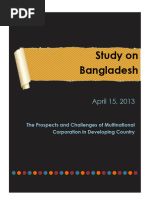 Download The Prospects and Challenges of Multinational Corporation in Developing CountryA Study on Bangladesh by RichRockstar SN135962589 doc pdf
