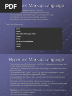 Hypertext Markup Language