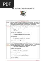DICIONÁRIO TERMINOLÓGICO