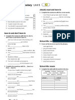 Grammar Vocabulary 1star Unit6