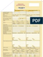 Home Loan Application Form