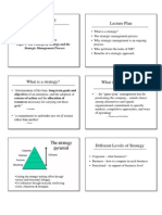 Business Policy Lecture Plan