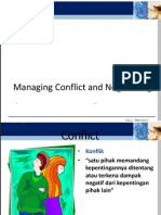 Po Managing Conflict and Negotiating