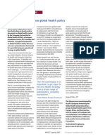 Teaming up to influence global health policy
