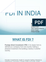 Fdi in India: Submitted by